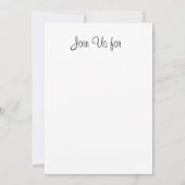 Horse Twins Mare and Foals Horse Babies Invitation Kaart (Achterkant)