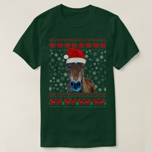 Horse Ugly KerstSweater Lover T-shirt (Design voorkant)