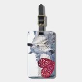 HORSE Valentijn hart Bagagelabel (Voorkant verticaal)