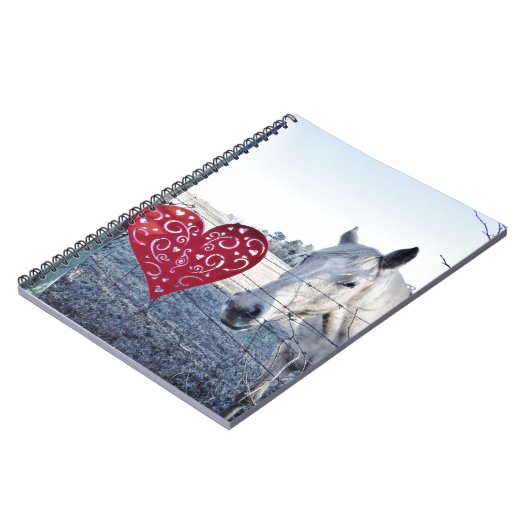 HORSE Valentijn hart Notitieboek (Linkerzijde)