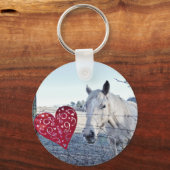 HORSE Valentijn hart Sleutelhanger (Voorkant)