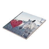 HORSE Valentijn hart Tegeltje (Zijkant)