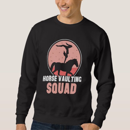 Horse Vaulting Squad Hobby Horses Equestrian Vault Trui (Voorkant)