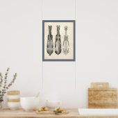 Horse Veterinary Skeletal Musea Anatomee Print (Keuken)