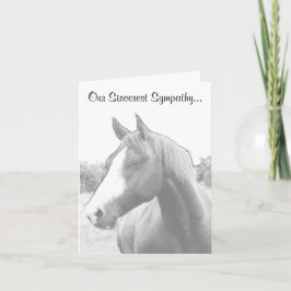 Horse Veterinary Sympathcard Kaart