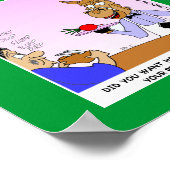 Horse Waiters Funny Cartoom Posters (Hoek)