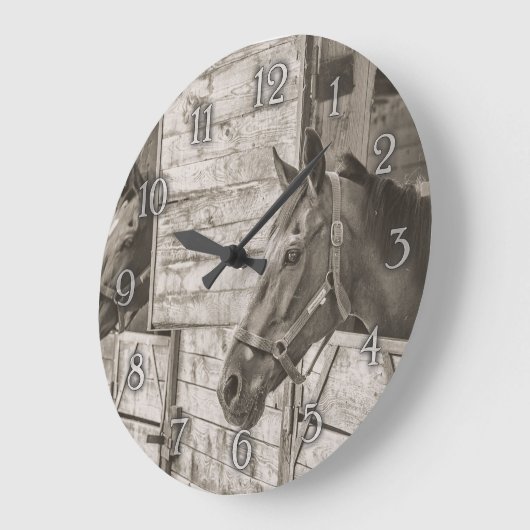 Horse-wandklok Grote Klok (Hoek)