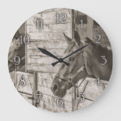 Horse-wandklok Grote Klok (Voorkant)