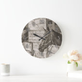 Horse-wandklok Grote Klok (Huis)