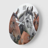 Horse-wandklok Grote Klok (Hoek)
