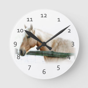 Horse wandklokken