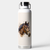 Horse Water Bottle Waterfles (Achterkant)