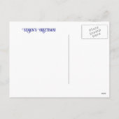 Horse Wavey Mane Christmas Feestdagenkaart (Achterkant)