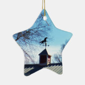 Horse Weather Vane Blue Sky Keramisch Ornament (Rechts)