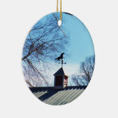 Horse Weather Vane Blue Sky Keramisch Ornament (Rechts)