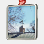 Horse Weather Vane Blue Sky Metalen Ornament (Links)