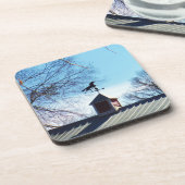 Horse Weather Vane Blue Sky Onderzetter (Linkerzijde)