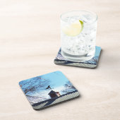 Horse Weather Vane Blue Sky Onderzetter (Rechterzijde)