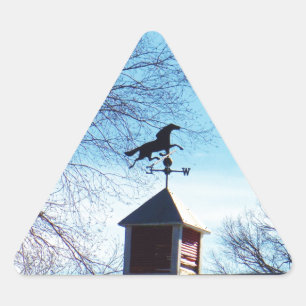 Horse Weather Vane Blue Sky Sticker
