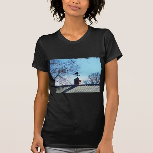 Horse Weather Vane Blue Sky T-shirt (Voorkant)