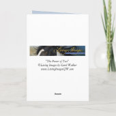 Horse Wenskaart - De kracht van twee Kaart (Achterkant)