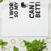 HORSE WERKZAAMHEDEN BETER LEVEN THEEDOEK (Gevouwen)