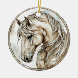 Horse Wild Tame en tijdloos Collectie Keramisch Ornament