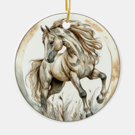 Horse Wild Tame en tijdloos Collectie Keramisch Ornament