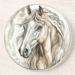 Horse Wild Tame en tijdloos Collectie Zandsteen Onderzetter