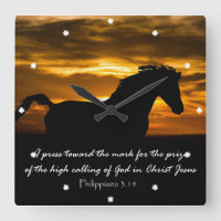 Horse with Bible Verse