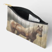 Horse Wood panels look Farmhouse style Etui (Open)