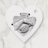 Horse Woodcarving Bedankjes Labels (Achterkant)