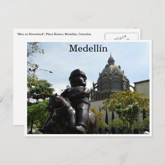 horseback botermine briefkaart (Voorkant / Achterkant)