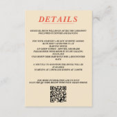 Horseback Canyon Paar QR Code en Details Informatiekaartje (Voorkant)