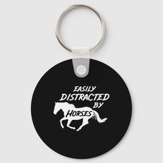 Horseback Horse Riding Sleutelhanger (Voorkant)