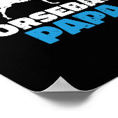 Horseback Papa Horse Riding Poster (Hoek)