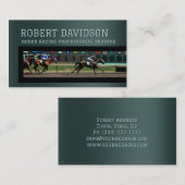 Horseback Racing Pro Trainer Visitekaartje (Voorkant / Achterkant)