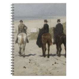 Horseback Ride langs het strand - Fine Art Notitie Notitieboek
