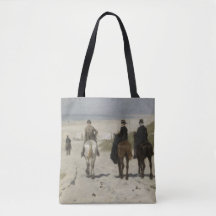 Horseback Ride langs het strand - Fine Art