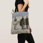 Horseback Ride langs het strand - Fine Art Tote Bag (Dichtbij)