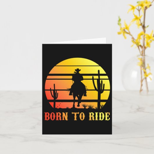 Horseback Riding1 Kaart (Gele Bloem)