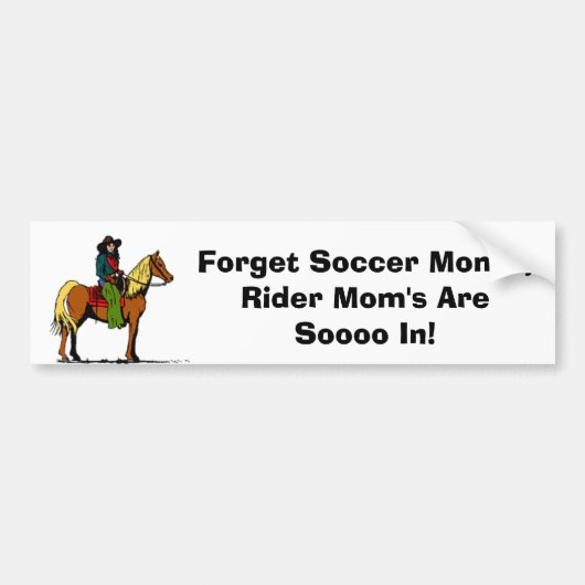 Horseback Riding Bumpersticker (Voorkant)