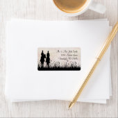 Horseback Riding Couple Equestrian Address Etiket (Insitu)