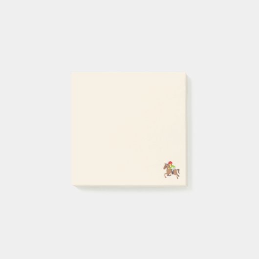 Horseback Riding Emoji Post-it® Notes (Voorkant)