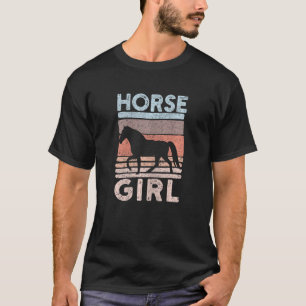 Horseback Riding Equestrian Lover Horses Girls Hor T-shirt