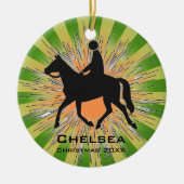 Horseback Riding Equestrian Ornament (Voorkant)
