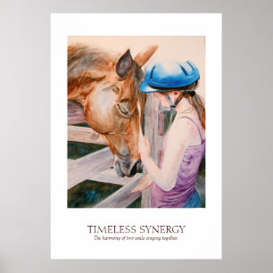 Horseback Riding Equestrian Synergy Partner Poster