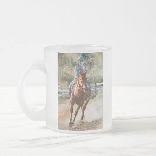 Horseback Riding Equestrian Teamwork Drink Mok (Links)