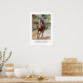 Horseback Riding Equestrian Teamwork Synergy Print (Keuken)