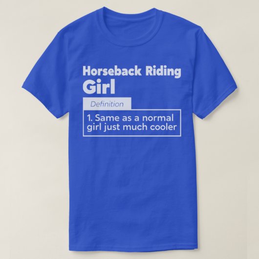 Horseback Riding Girl1 T-shirt (Design voorkant)